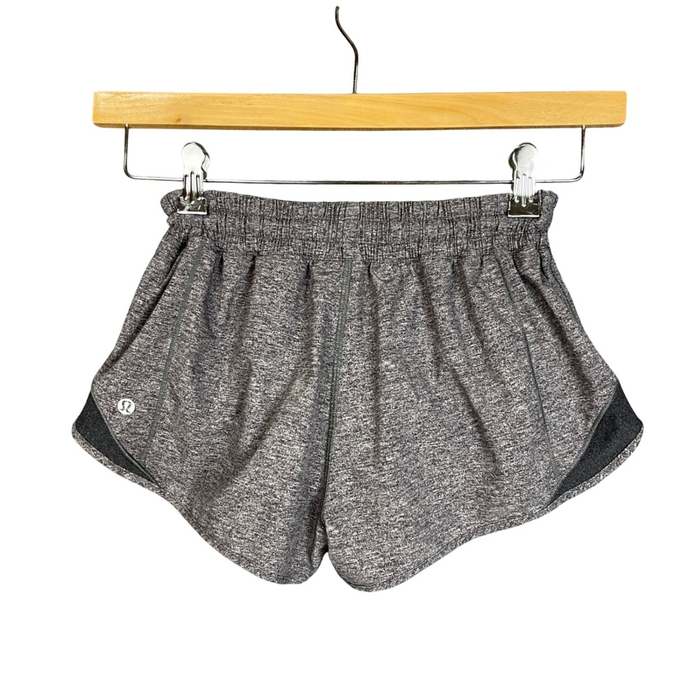 Lululemon Tracker Short Womens Size 6 Gray Low Rise Athletic Running